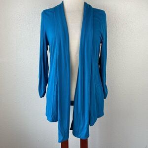 NWT JW Styles Blue Cardigan Style Top Size M